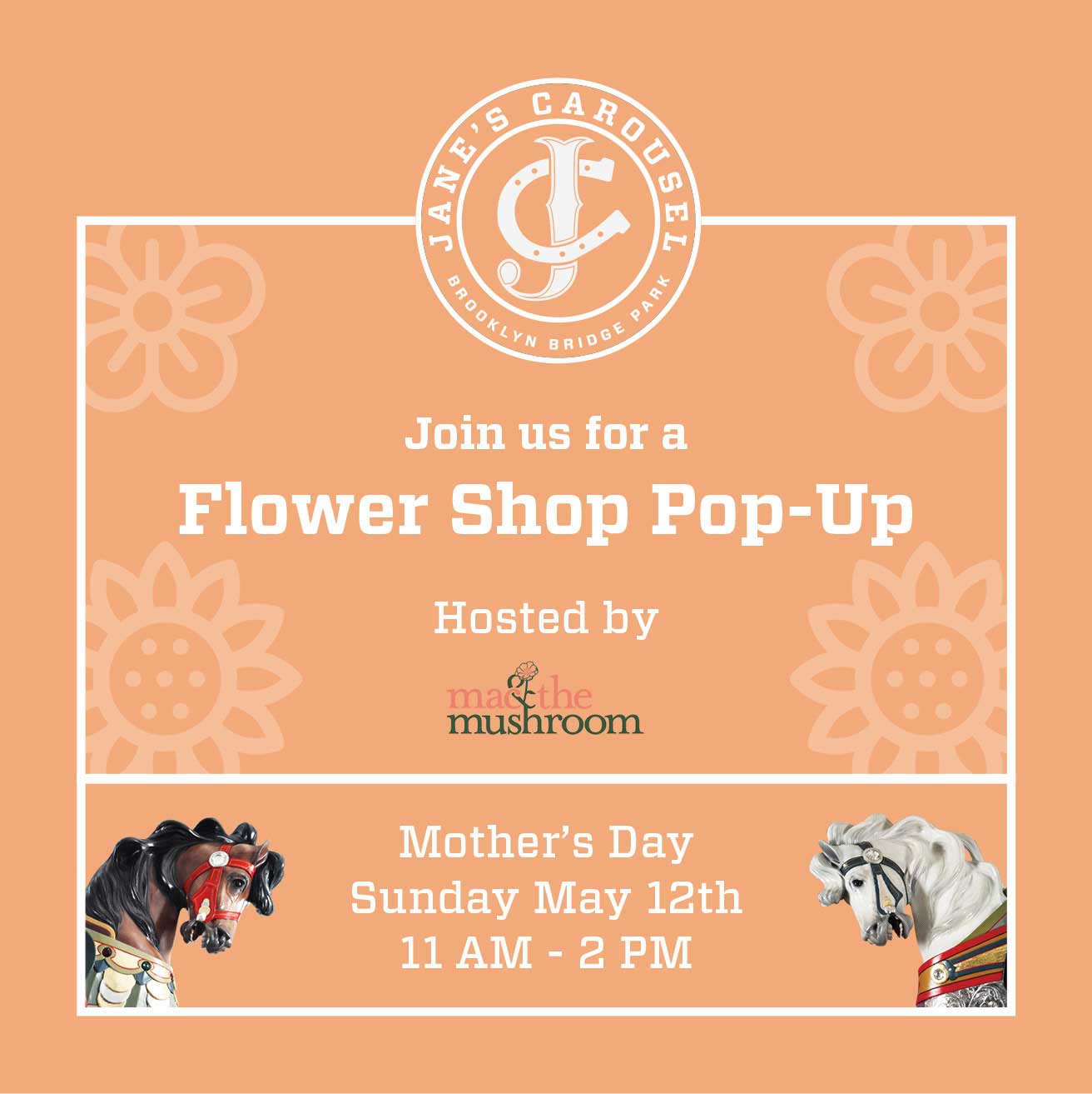 Join us for a Flower Shop Pop-up | Mother's Day, Sunday May 12th, 11am- 2pm